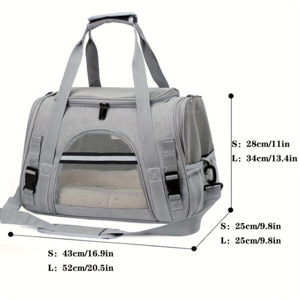 Bolsa de Transporte - portátil aconchegante prático animais de estimação pets tapete almofadado pelucia caes  gatos pequenos - Image 2