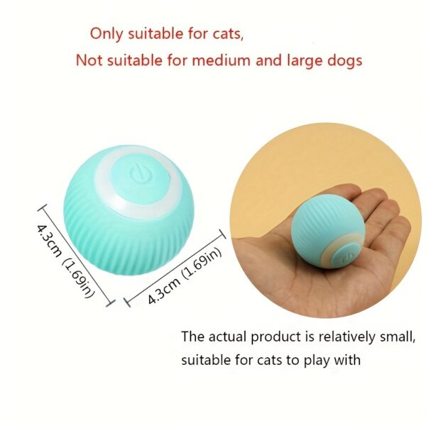 Brinquedo Bola Inteligente - Smart Cat Ball Toy: An Automatic Rolling Ball For Hours Of Interactive Fun! - Image 2