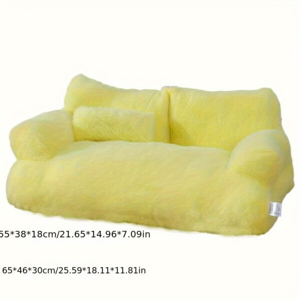Sofa Cama de Algodao para Gatos - Plush Cotton Pet Sofa Bed for Cats - Image 2