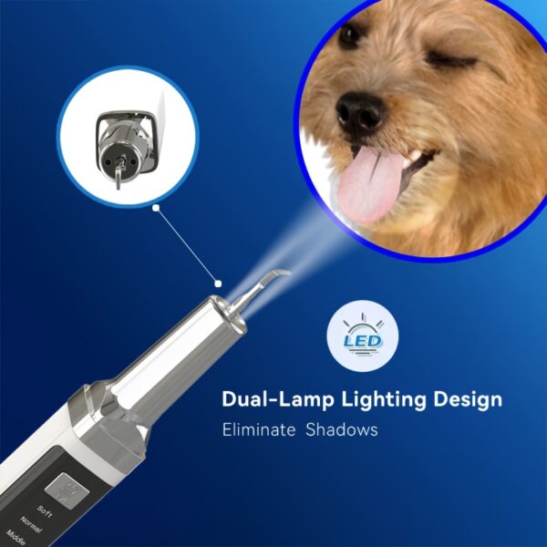 Kit Eletrico de Limpeza Dental para Pets - 1pc Pet Electric Dental Cleaner Kit, USB Rechargeable Tooth Stain/Tartar Remover - Image 2