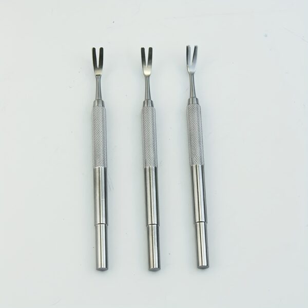 Ferramenta de Remoção Carrapatos Pulgas Carraças - 1Pc Pet Tick Clip Mites Remove Fork Stainless Steel Removing Flea