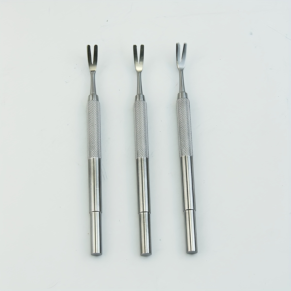 Ferramenta de Remoção Carrapatos Pulgas Carraças – 1Pc Pet Tick Clip Mites Remove Fork Stainless Steel Removing Flea