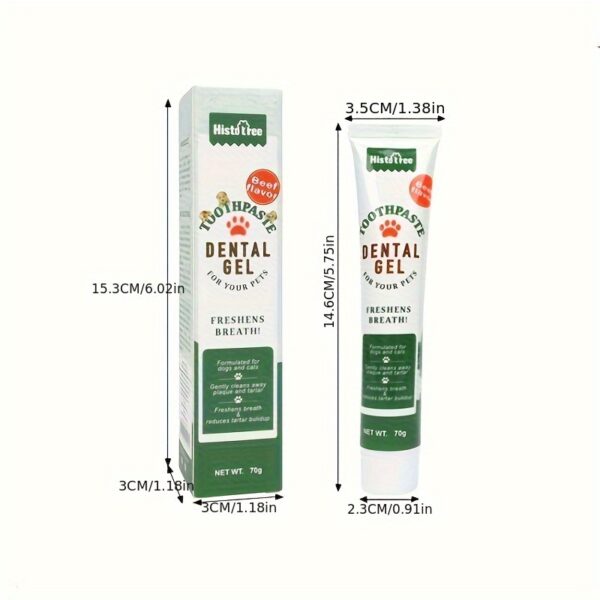 Kit de Limpeza Oral para Pets - Pet Oral Cleaning Set Dog Finger Cover Toothbrush Cat Toothbrush Toothpaste - Image 8