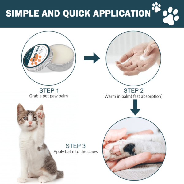 Balsamo para as Patas e Focinho Nariz - Pet Paw Balm - Soothes And Heals Dry, Cracked Paws And Nose, Protects Against Heat And Hot Pavement - Image 8
