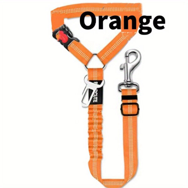 Cinto de segurança retrátil ajustável para cães, arnês de segurança elástico para cães de grande porte - Image 6