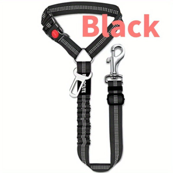 Cinto de segurança retrátil ajustável para cães, arnês de segurança elástico para cães de grande porte - Image 5