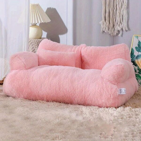 Sofa Cama de Algodao para Gatos - Plush Cotton Pet Sofa Bed for Cats - Image 3