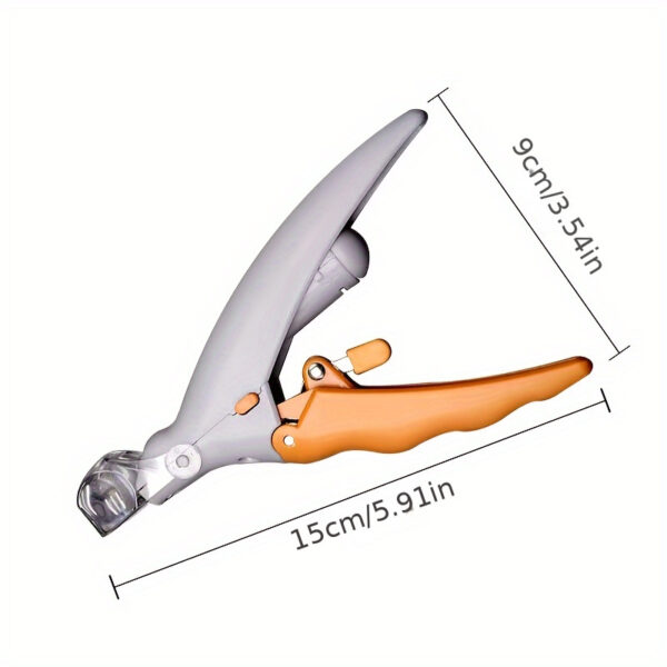 Cortador de Unhas - Pet Nail Clipper With LED Light, Dog And Cat Nail Scissor With Stainless Steel Non-slip Silicone Handle - Image 4