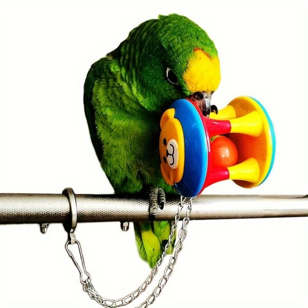 Brinquedo de Bola de Mastigação para Papagaio - 1pc Pet Bird Bite Toy - Image 6