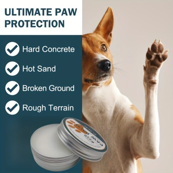 Balsamo para as Patas e Focinho Nariz - Pet Paw Balm - Soothes And Heals Dry, Cracked Paws And Nose, Protects Against Heat And Hot Pavement - Image 4