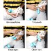 Proteção para Pés - 4-Piece Silicone Cat Paw Protectors - Anti-Scratch, Non-Electric, Ideal For Bathing - Image 9