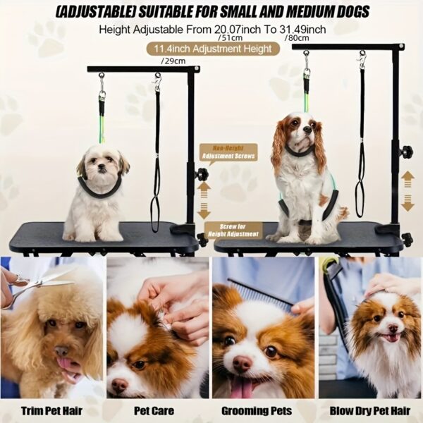Guia Ajustável Telescopica para Grooming - Pet Grooming Stand - Image 9