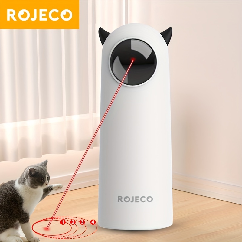 Brinquedo Laser para Pets – Automatic Laser Light Cat/Dog Toy Interactive Smart Pet Cat