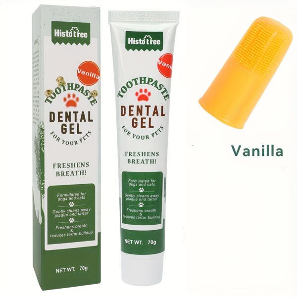 Kit de Limpeza Oral para Pets - Pet Oral Cleaning Set Dog Finger Cover Toothbrush Cat Toothbrush Toothpaste - Image 5