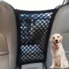 Barreira de rede para cães para carro com organizador de malha de segurança