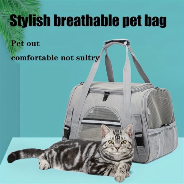 Bolsa de Transporte - portátil aconchegante prático animais de estimação pets tapete almofadado pelucia caes  gatos pequenos - Image 10