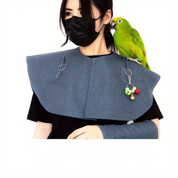 Protetor Anti-Arranhões de Papagaios - Parrot Anti-Scratch Shoulder Bird Anklet Toys - Image 3