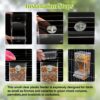 Alimentador Automatico para Passaros - Automatic Bird Feeder, Water Dispenser Set - Clear - Image 11