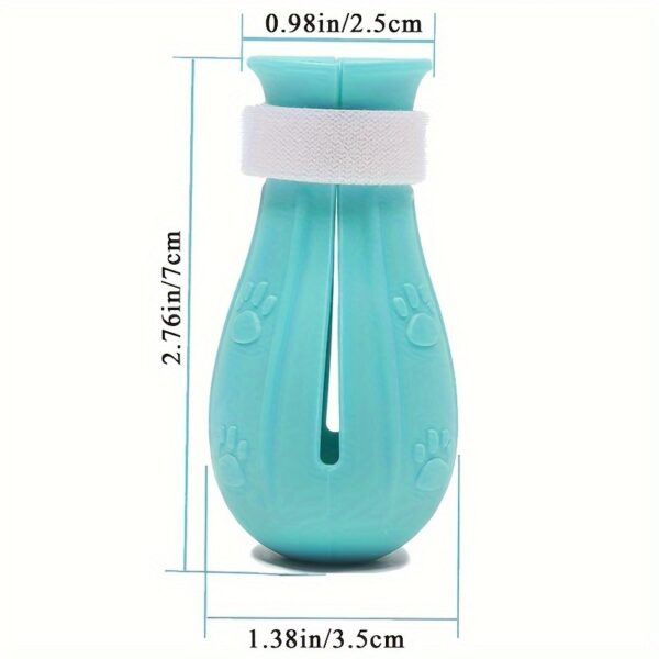 Proteção para Pés - 4-Piece Silicone Cat Paw Protectors - Anti-Scratch, Non-Electric, Ideal For Bathing - Image 2