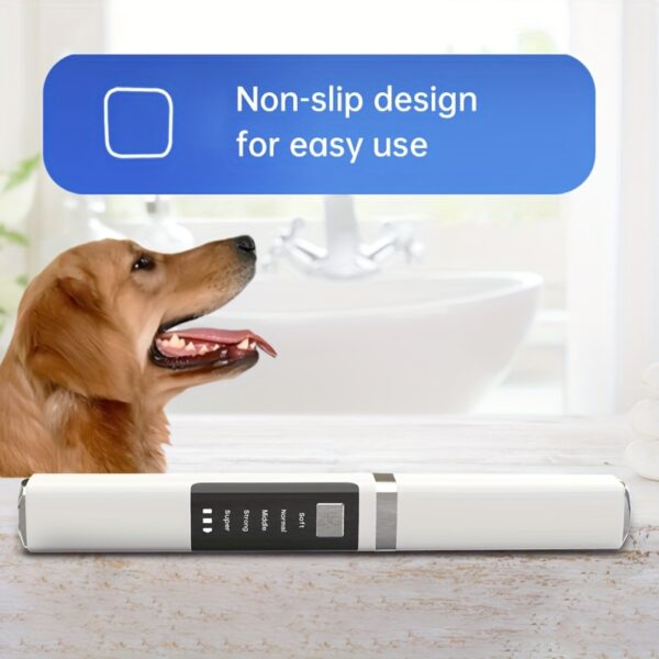 Kit Eletrico de Limpeza Dental para Pets - 1pc Pet Electric Dental Cleaner Kit, USB Rechargeable Tooth Stain/Tartar Remover - Image 5