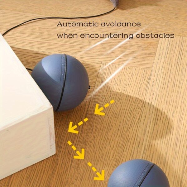 Brinquedo de Bola Interativa para Gatos - Interactive Cat Toy Ball With Tracking Mouse - Image 9