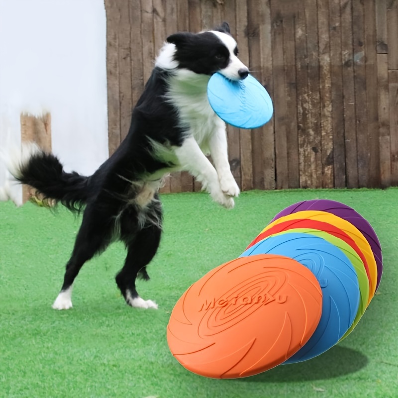 Disco de Silicone – Brinquedo, Durable Silicone Flying Disc Toy For Interactive Dog Training