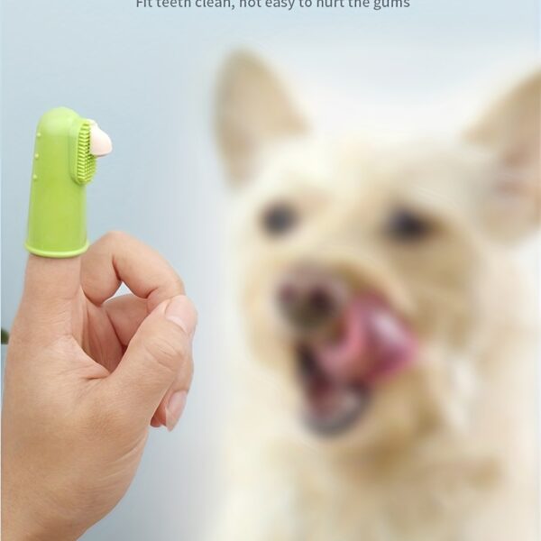 Kit de Limpeza Oral para Pets - Pet Oral Cleaning Set Dog Finger Cover Toothbrush Cat Toothbrush Toothpaste - Image 14