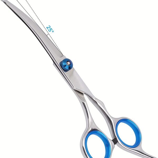 Tesoura Premium Pet Grooming Scissors Set - Safety Round Tip - Image 2