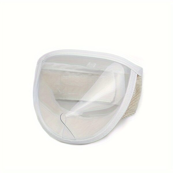 Protetor Facial Transparente para Gatos - 1pc Adjustable Cat Muzzle, Transparent Eye Shield - Image 6