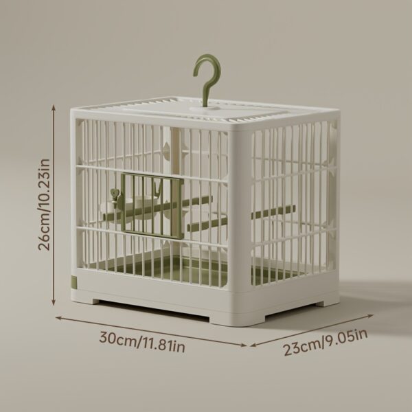 Gaiola Grande para Passaros - Extra-Large Breathable Bird Cage With Handle - Luxury Villa Style For Parrots &amp - Image 2