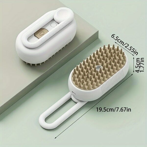 Escova de Pelos - 3 In 1 Cat Steam Brush, Massage Comb - Image 3