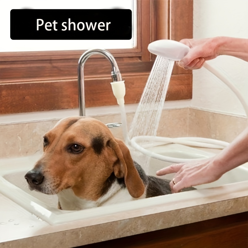 Chuveirinho para Banho – Make Pet Bathing Easier with this Portable Handheld Faucet Shower Head Spray!