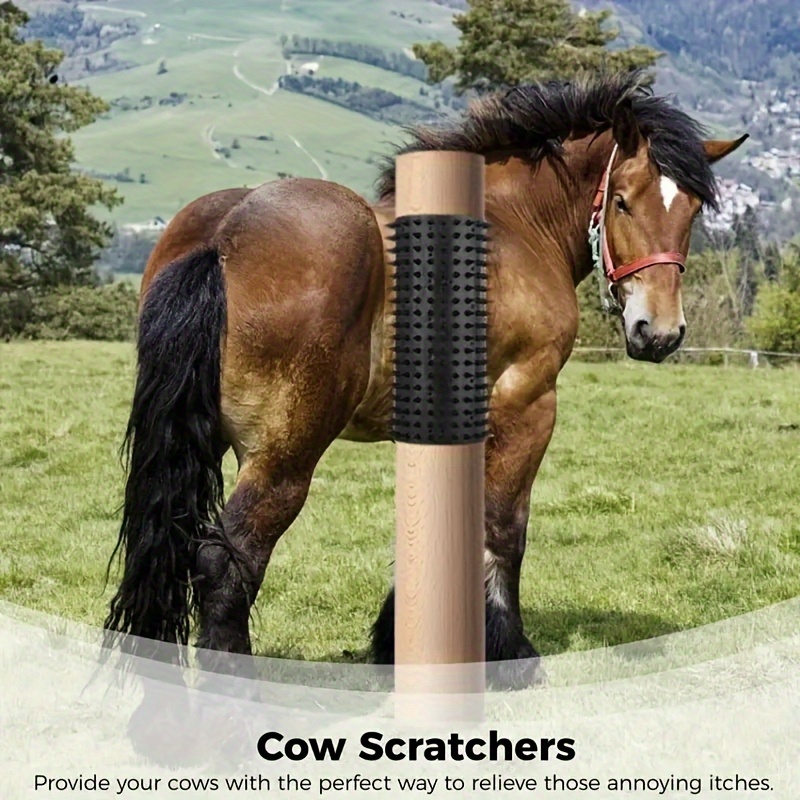 Escova de Massagem para Cavalos, Gados e Caprinos – 1pc Horse & Cow Massage Brush, Itch Patch Pad