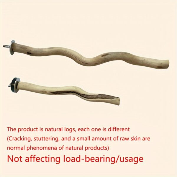 Poleiro de Fibra de Madeira Natural para Papagaios e Passaros - Bird Perch Stand, Natural Wood Fiber Board Perches for Parrots and Birds - Image 10