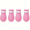 Proteção para Pés - 4-Piece Silicone Cat Paw Protectors - Anti-Scratch, Non-Electric, Ideal For Bathing - Image 7