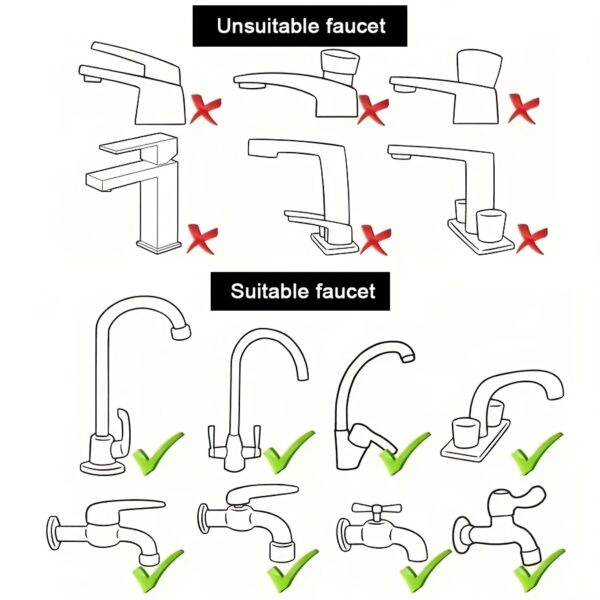 Chuveirinho para Banho - Make Pet Bathing Easier with this Portable Handheld Faucet Shower Head Spray! - Image 4