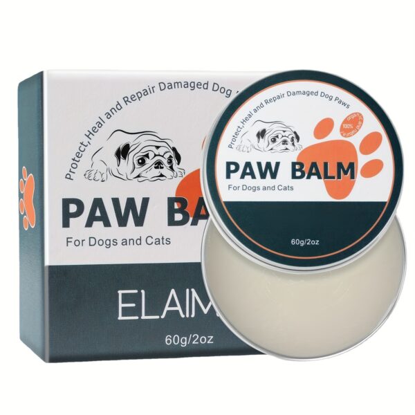 Balsamo para as Patas e Focinho Nariz - Pet Paw Balm - Soothes And Heals Dry, Cracked Paws And Nose, Protects Against Heat And Hot Pavement