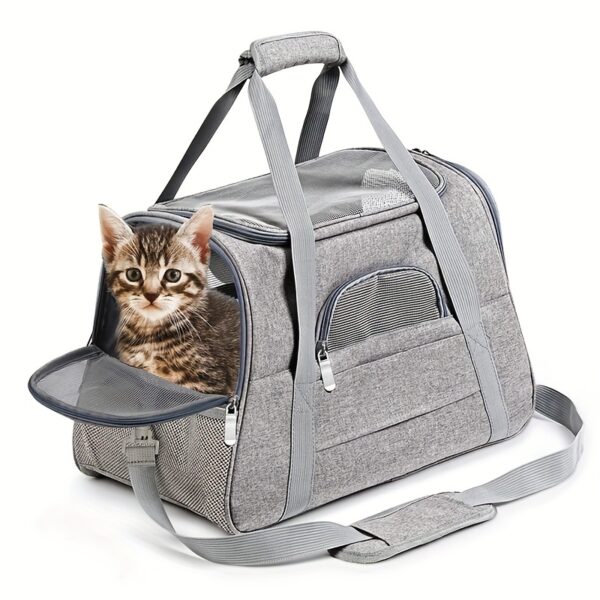 Bolsa de Transporte - portátil aconchegante prático animais de estimação pets tapete almofadado pelucia caes  gatos pequenos - Image 4