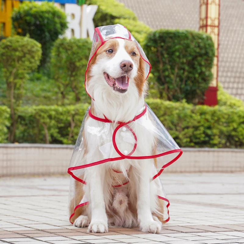 Capa para Chuva – Pet Raincoat Rain Jacket Waterproof Pet Coat for Small Medium Dogs