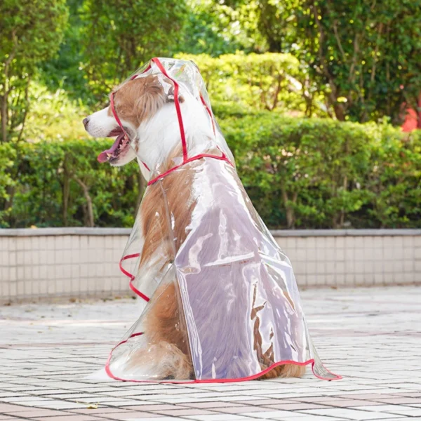 Capa para Chuva - Pet Raincoat Rain Jacket Waterproof Pet Coat for Small Medium Dogs - Image 6