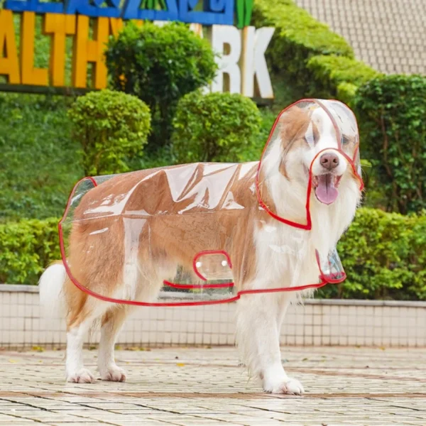 Capa para Chuva - Pet Raincoat Rain Jacket Waterproof Pet Coat for Small Medium Dogs - Image 5