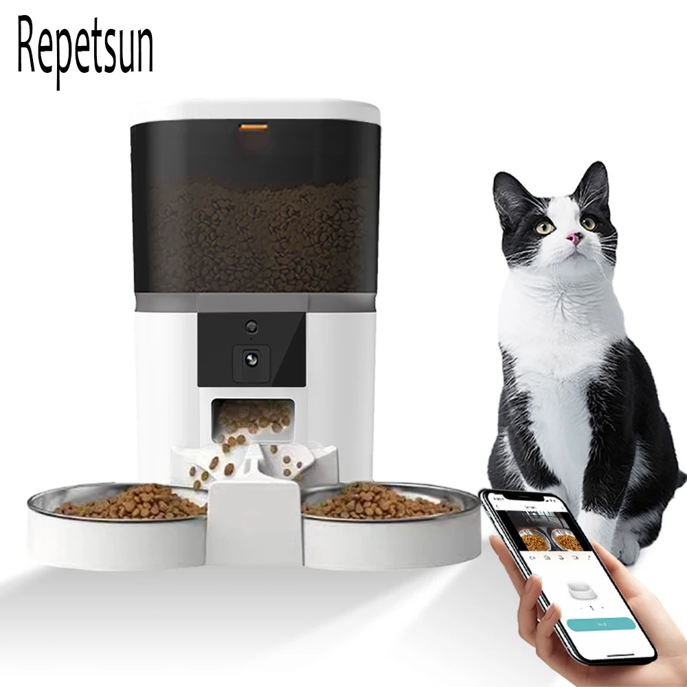 PawCam FeedSmart: Alimentador Automático de 4L com Câmera HD