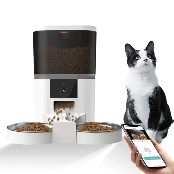PawCam FeedSmart: Alimentador Automático de 4L com Câmera HD - Image 8