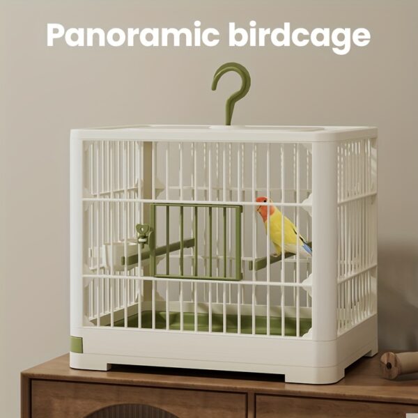 Gaiola Grande para Passaros - Extra-Large Breathable Bird Cage With Handle - Luxury Villa Style For Parrots &amp - Image 6