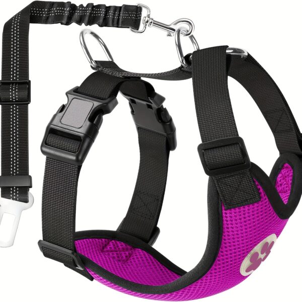 Arnês ajustável para animais de estimação com correia - Image 6