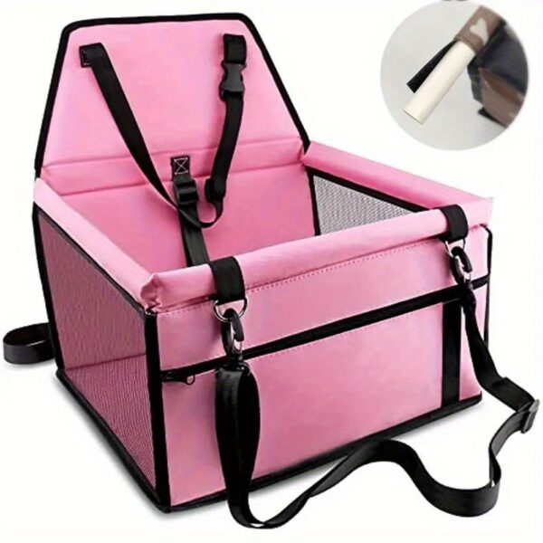 Assento elevatório para cão gato portátil e respirável com cinto de segurança para cão - Image 15
