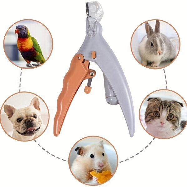 Cortador de Unhas - Pet Nail Clipper With LED Light, Dog And Cat Nail Scissor With Stainless Steel Non-slip Silicone Handle - Image 10