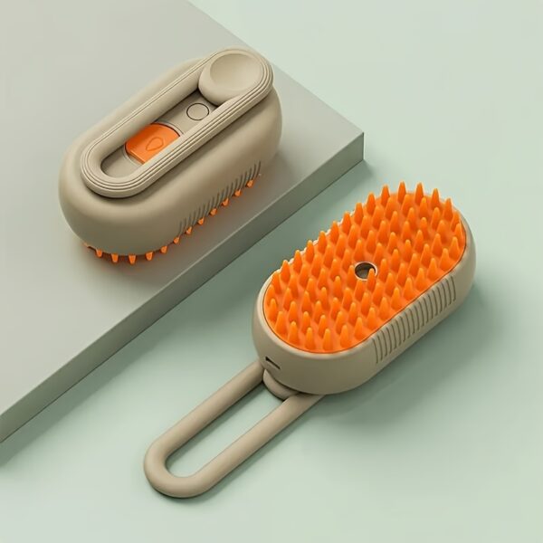 Escova de Pelos - 3 In 1 Cat Steam Brush, Massage Comb - Image 4