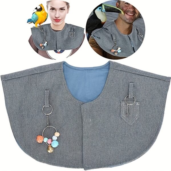 Protetor Anti-Arranhões de Papagaios - Parrot Anti-Scratch Shoulder Bird Anklet Toys - Image 6