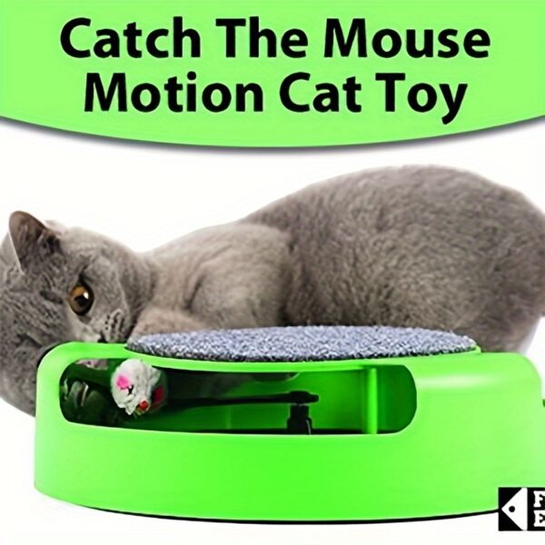 Tábua de Raspar para Gatos - Cat Turntable Toy, Mouse Hunting Toy - Image 5